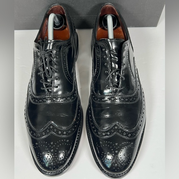 Allen Edmonds McAllister Black Leather Wingtip Oxfords main image 6